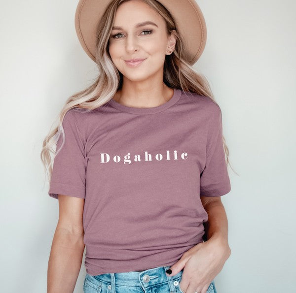 Dogaholic Graphic T Shirt