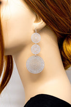 Load image into Gallery viewer, Stamp Disk Earrings
