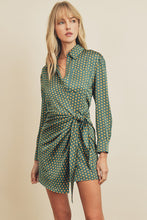 Load image into Gallery viewer, Retro Dot Wrap Dress
