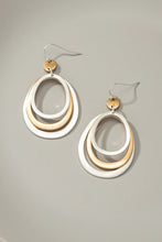 Load image into Gallery viewer, Duo Tone Hoop Earrings
