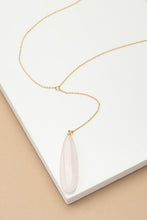 Load image into Gallery viewer, Oval Stone Necklace
