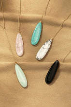 Load image into Gallery viewer, Oval Stone Necklace
